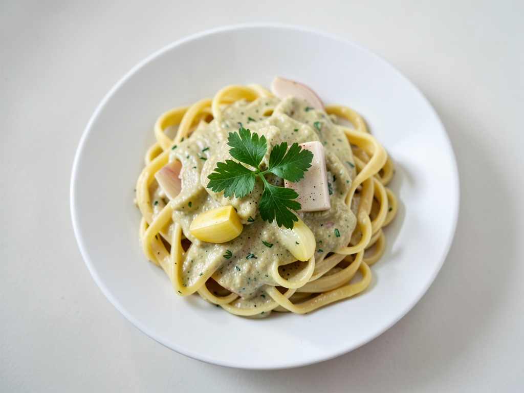 Petersilien-Sahne-Pasta