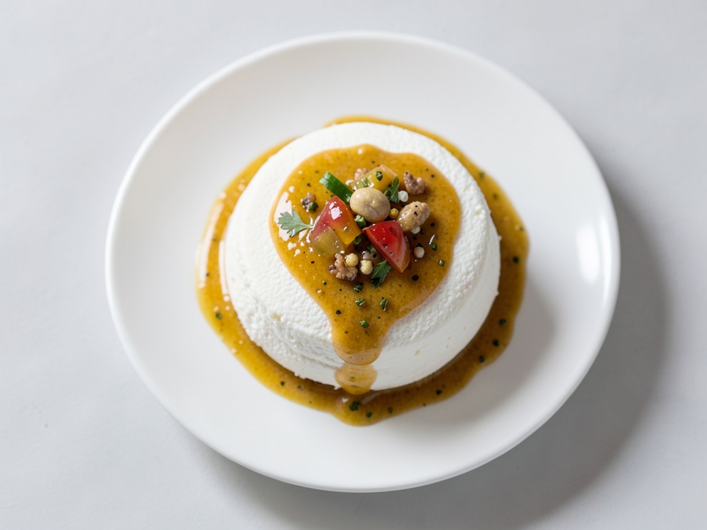 Knusprige Pavlova mit fruchtiger Kumquat-Soße