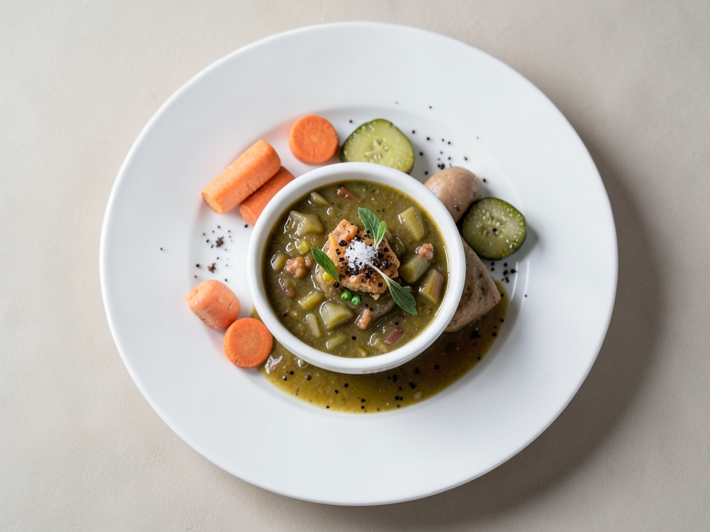 Plat persan avec viande de dinde et crème de concombre froide