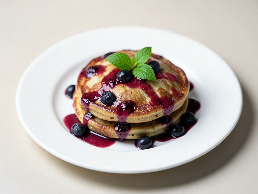 Fruchtige Beeren-Pfannkuchen