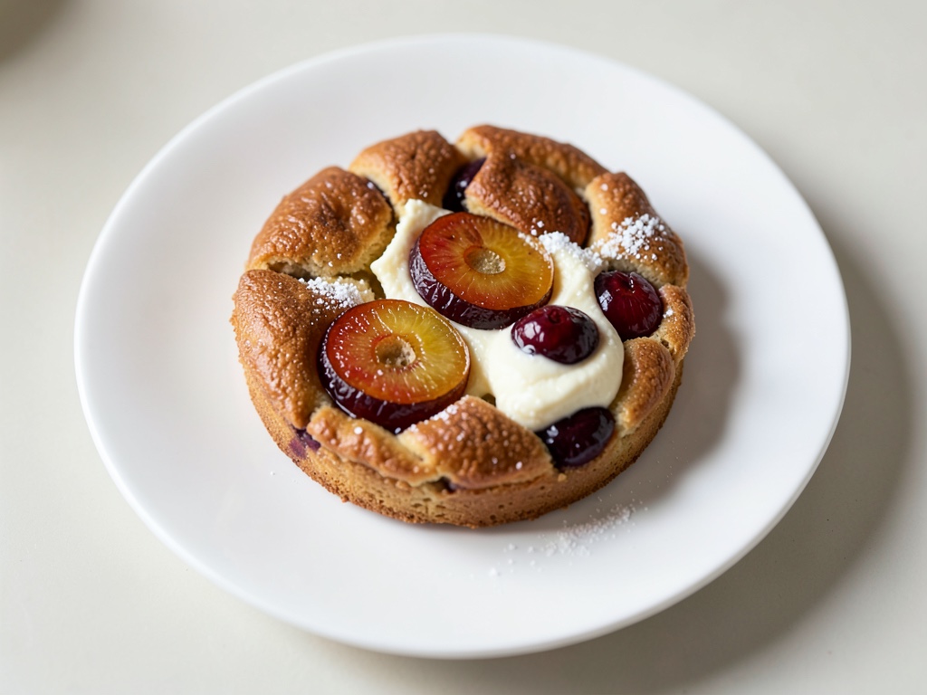 Saftiger Pflaumenkuchen mit luftiger Baiserkruste