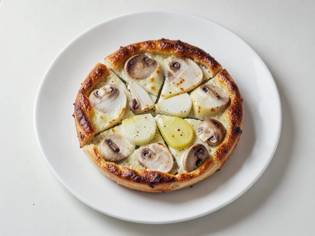 Calzone aux champignons croustillants