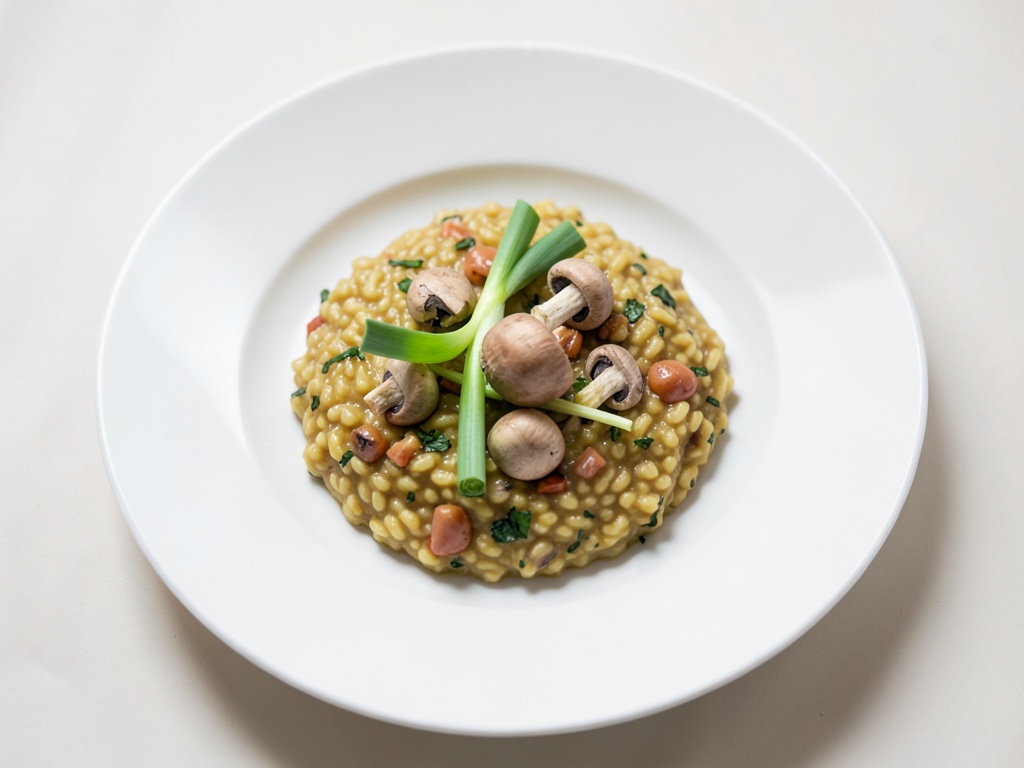 Risotto cremoso ai funghi