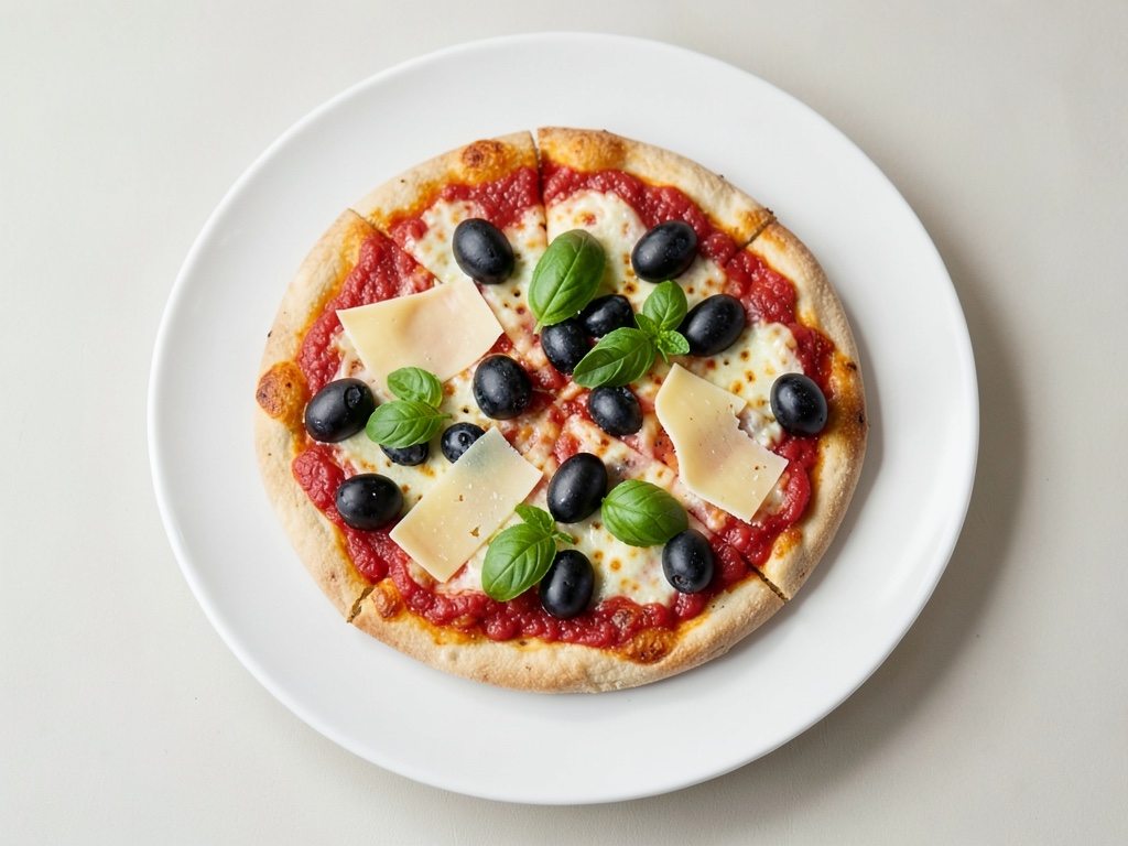 Mini-Pizza-Raclette con olive