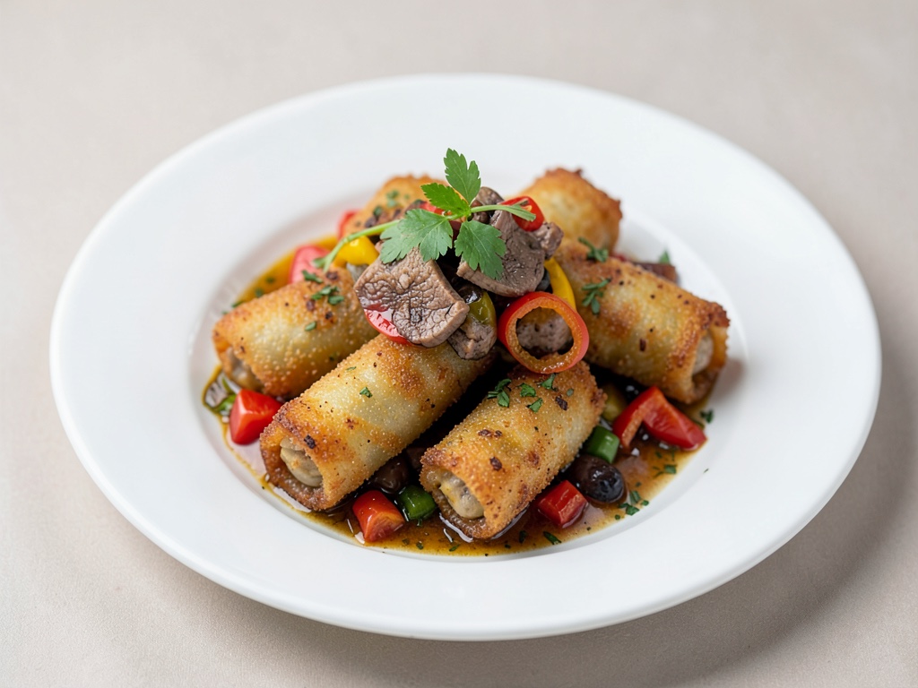Panini pizza croccanti con tofu affumicato e peperoni