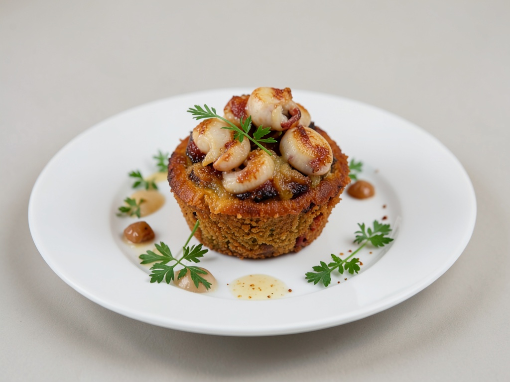 Crispy Pizza Snails as Muffins