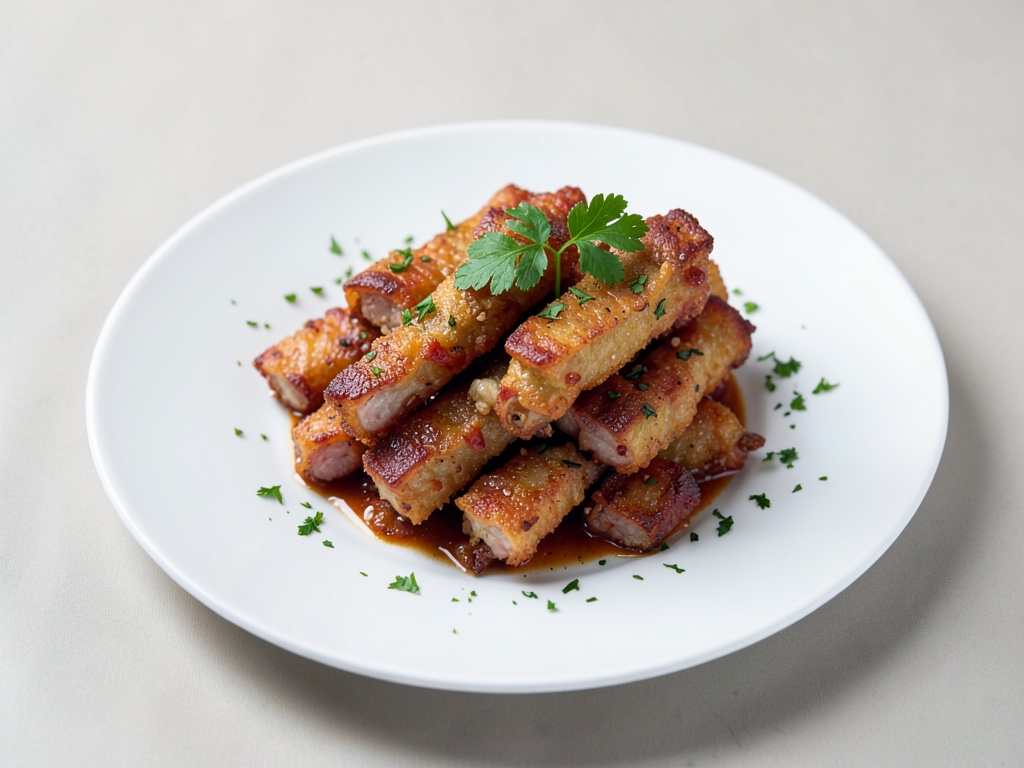 Palitos crujientes de pizza con jamón