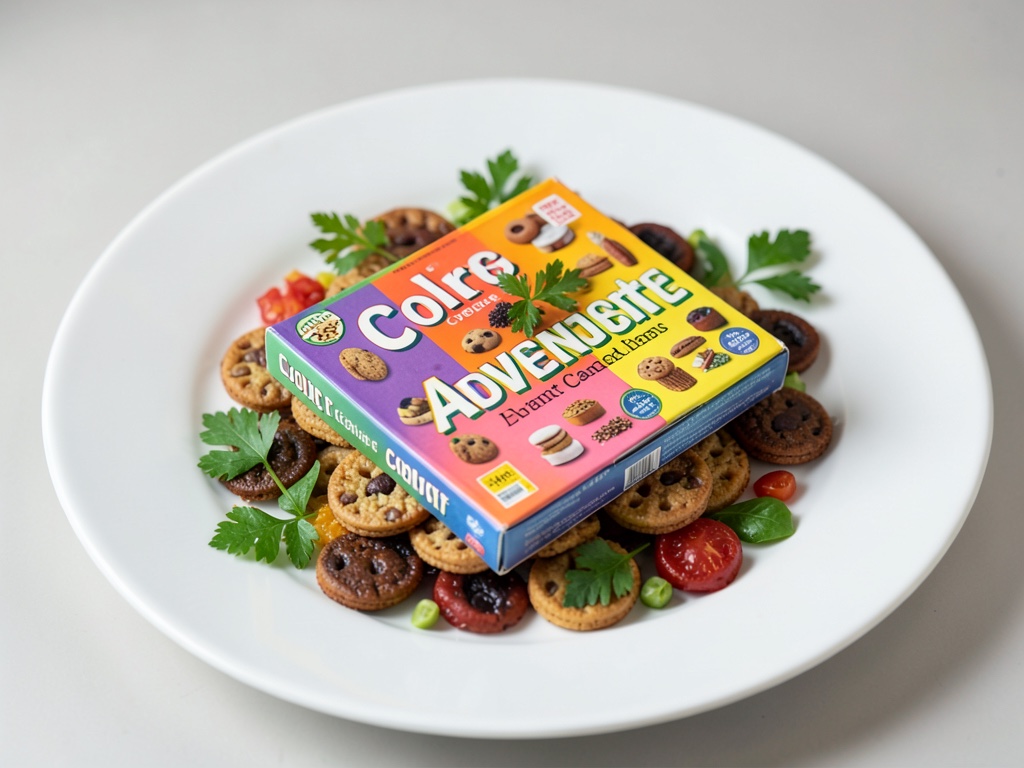 Bunte Plätzchen-Adventskalender