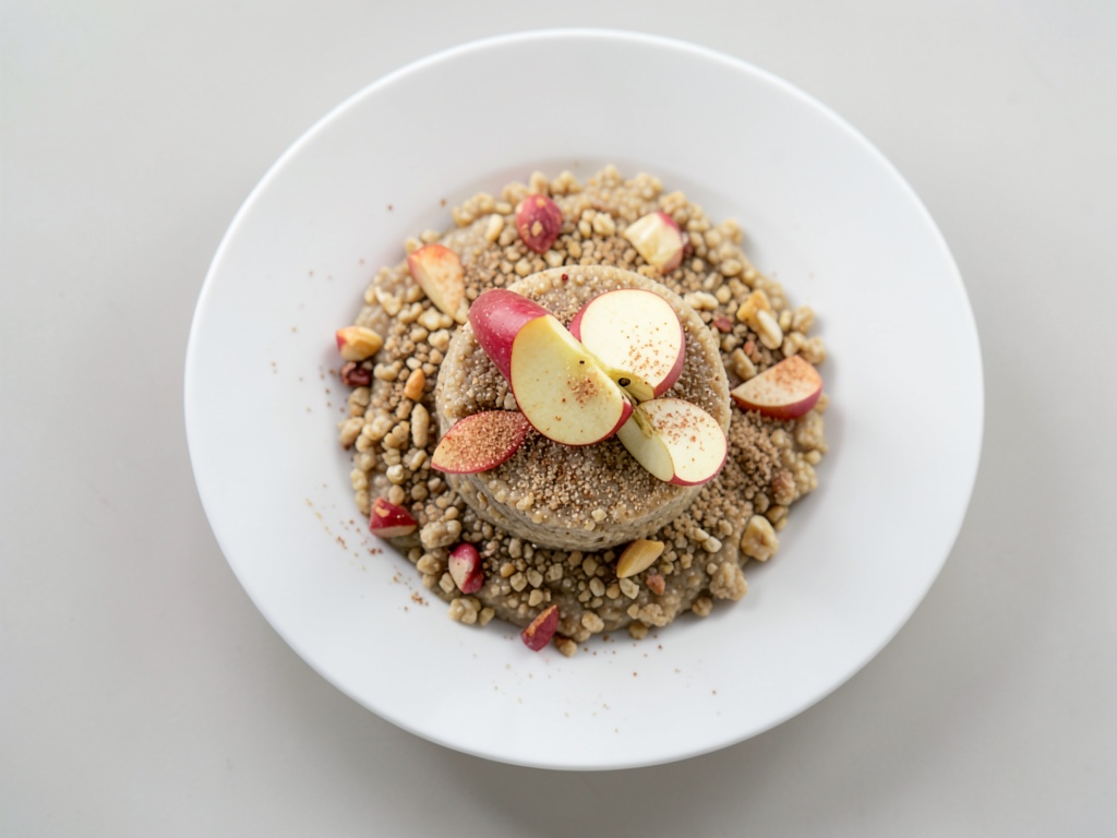 Porridge con manzana y canela