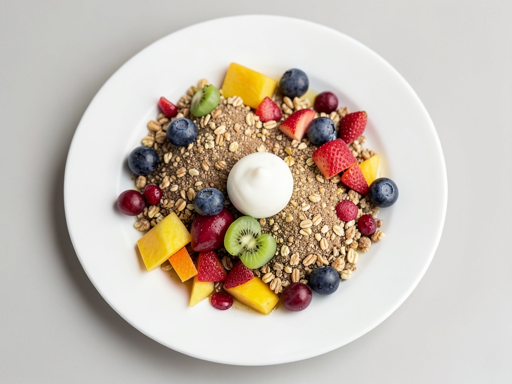 Porridge con frutas