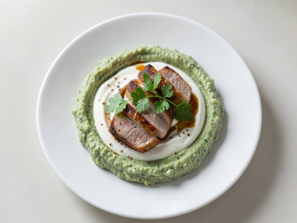Straccetti di tacchino veloci con hummus di mango