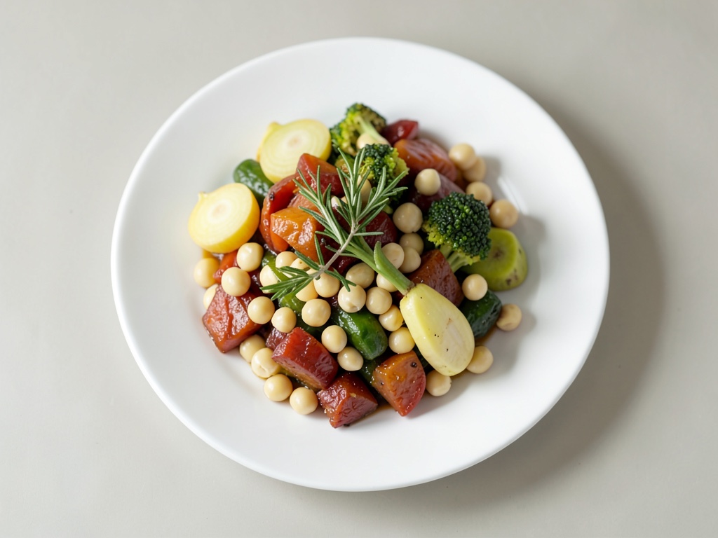 Piccata di tacchino con verdure a fagioli