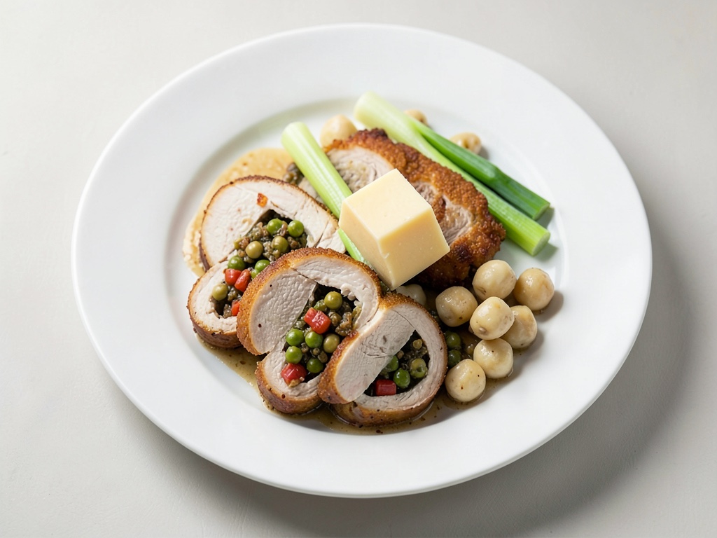 Involtini di tacchino al ripieno di capperi e gnocchi