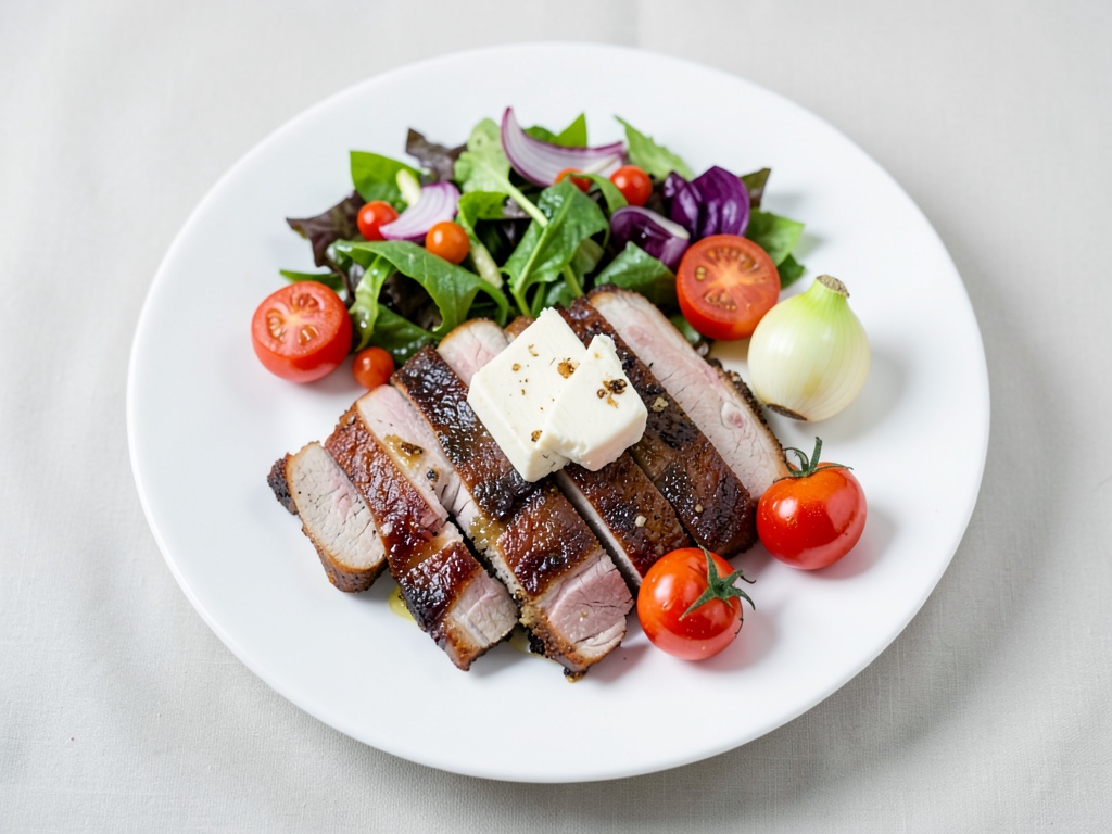 Striscioline di tacchino croccanti con crema BBQ e insalata fresca di mais