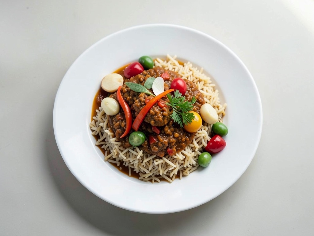 Tikka Masala di tacchino con verdure colorate e riso basmati