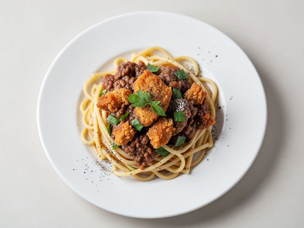 Straccetti di tacchino teneri con tagliatelle