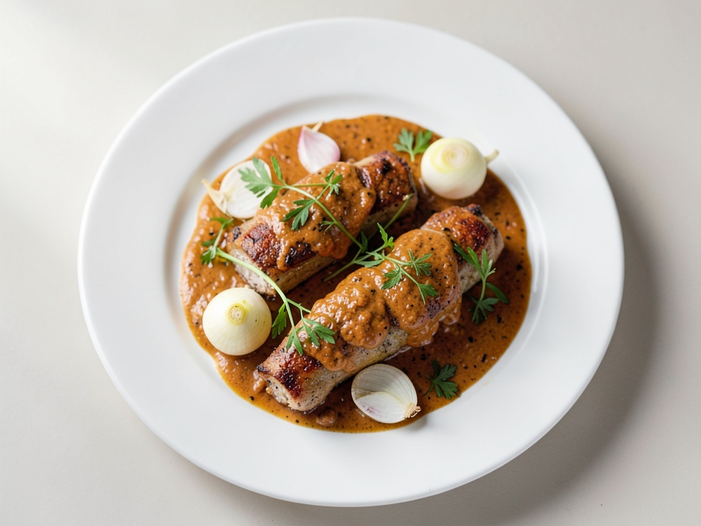 Cotoletta di tacchino al forno con salsa cremosa al formaggio e senape