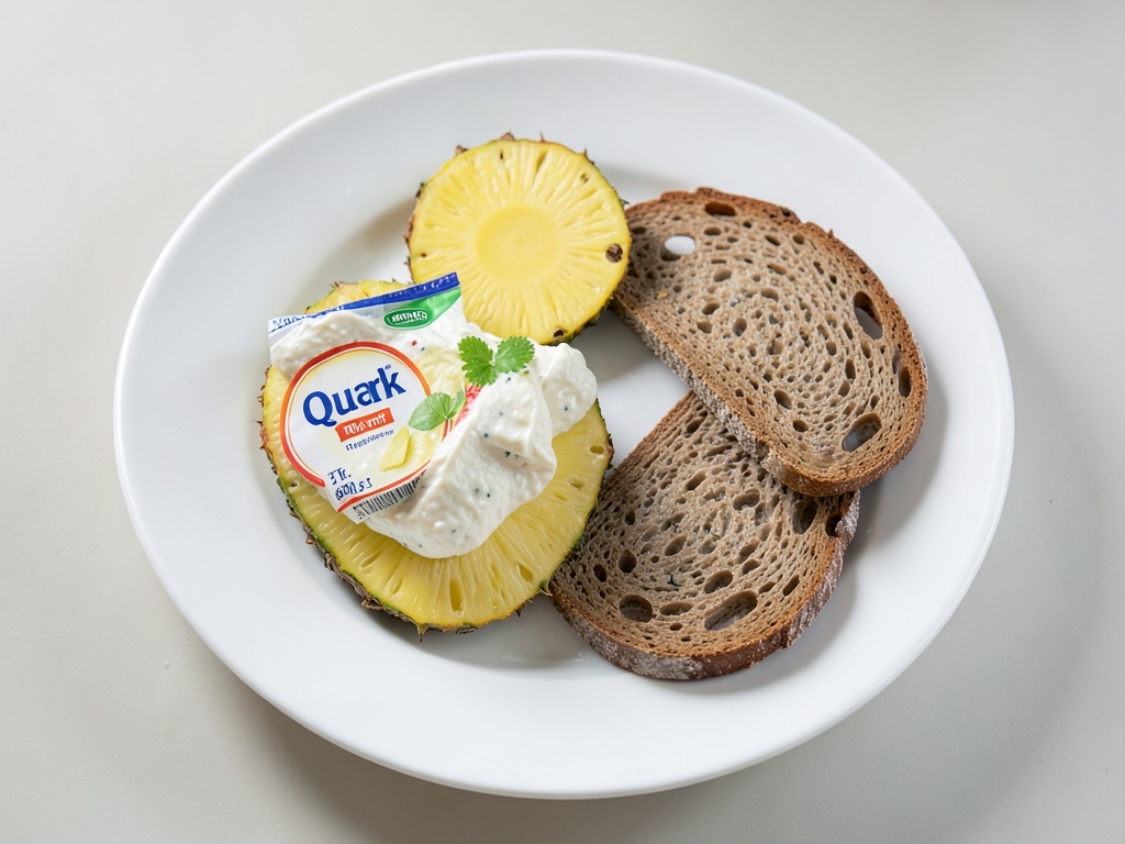 Requesón con piña
