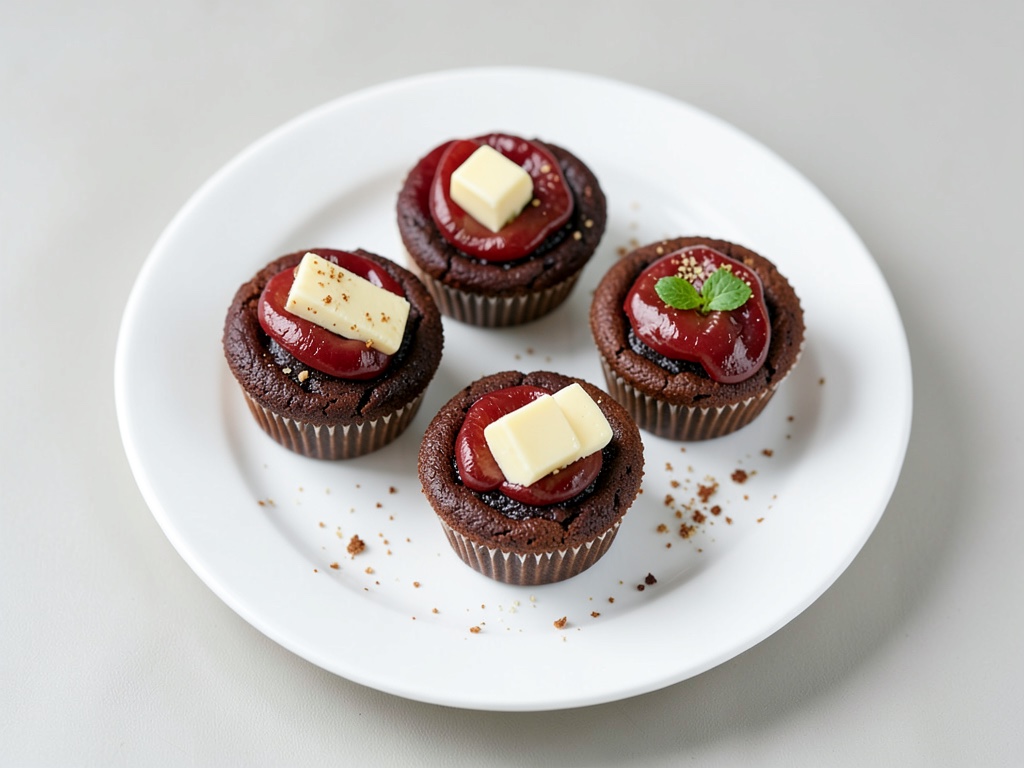 Cupcake succosi al rabarbaro con glassa al formaggio fresco