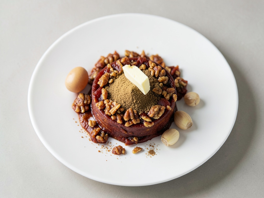 Knuspriger Rhabarber mit Mandel-Creme