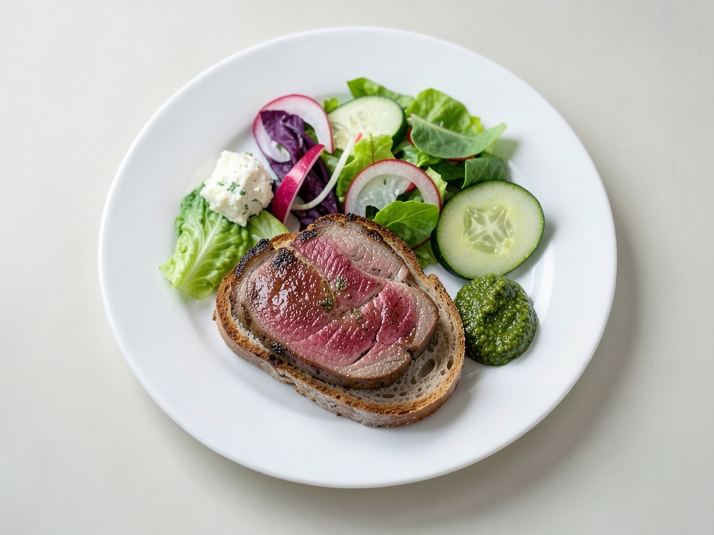 Roastbeef en pan de tostada