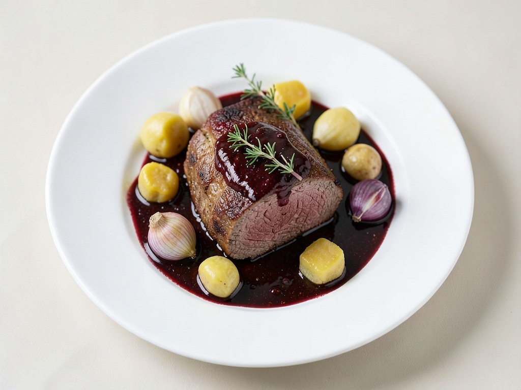Roastbeef in marinata al vino rosso
