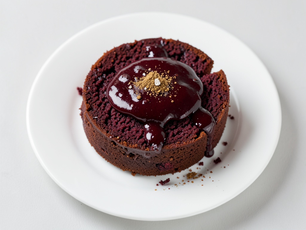 Torta succosa di barbabietola con glassa al cioccolato