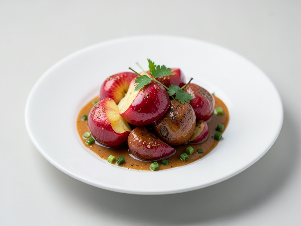 Pommes d'amour rouges