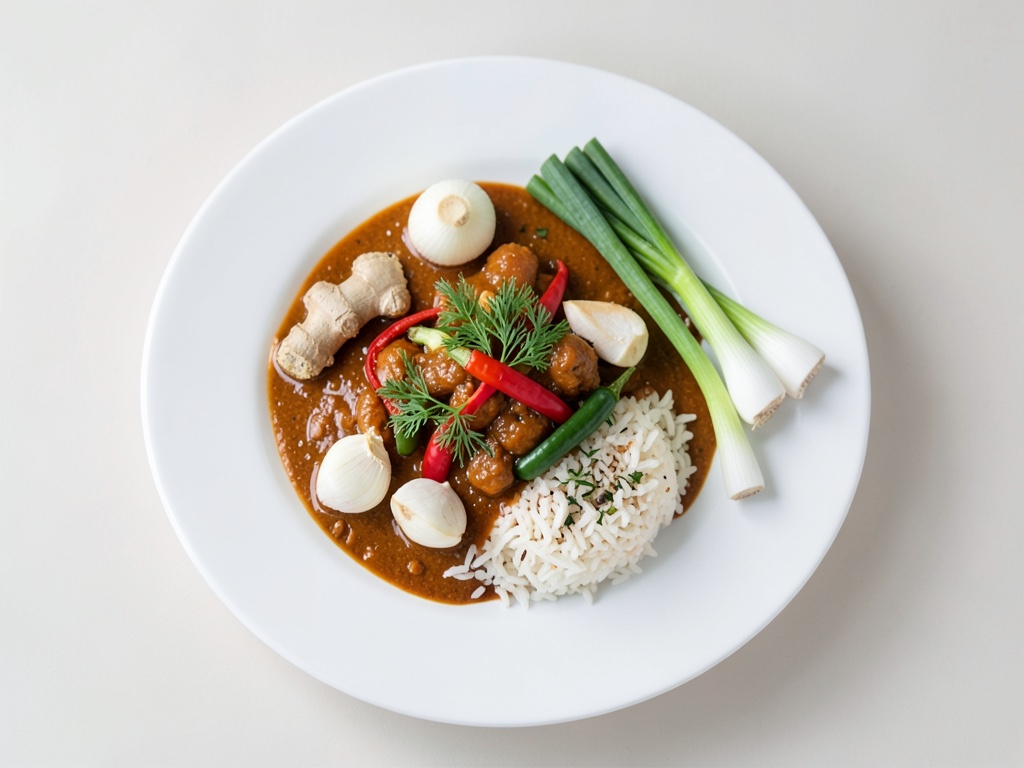 Curry Rosso Thai Aromatico con Riso Jasmin