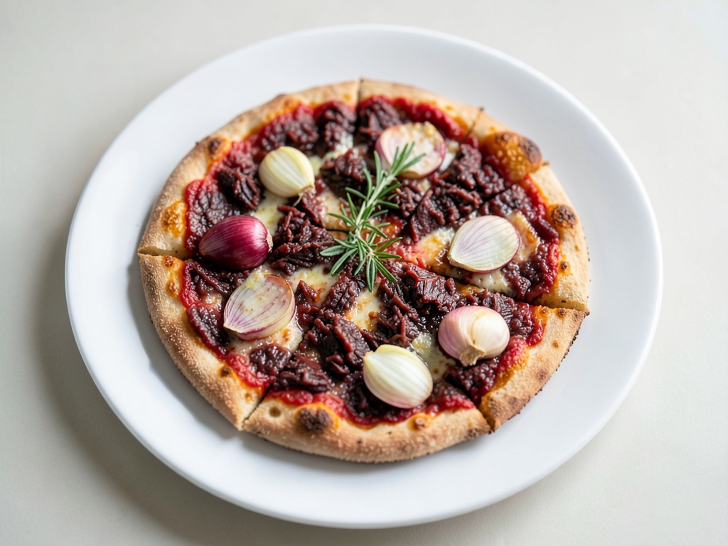 Pizza di Cavolo Rosso Salata