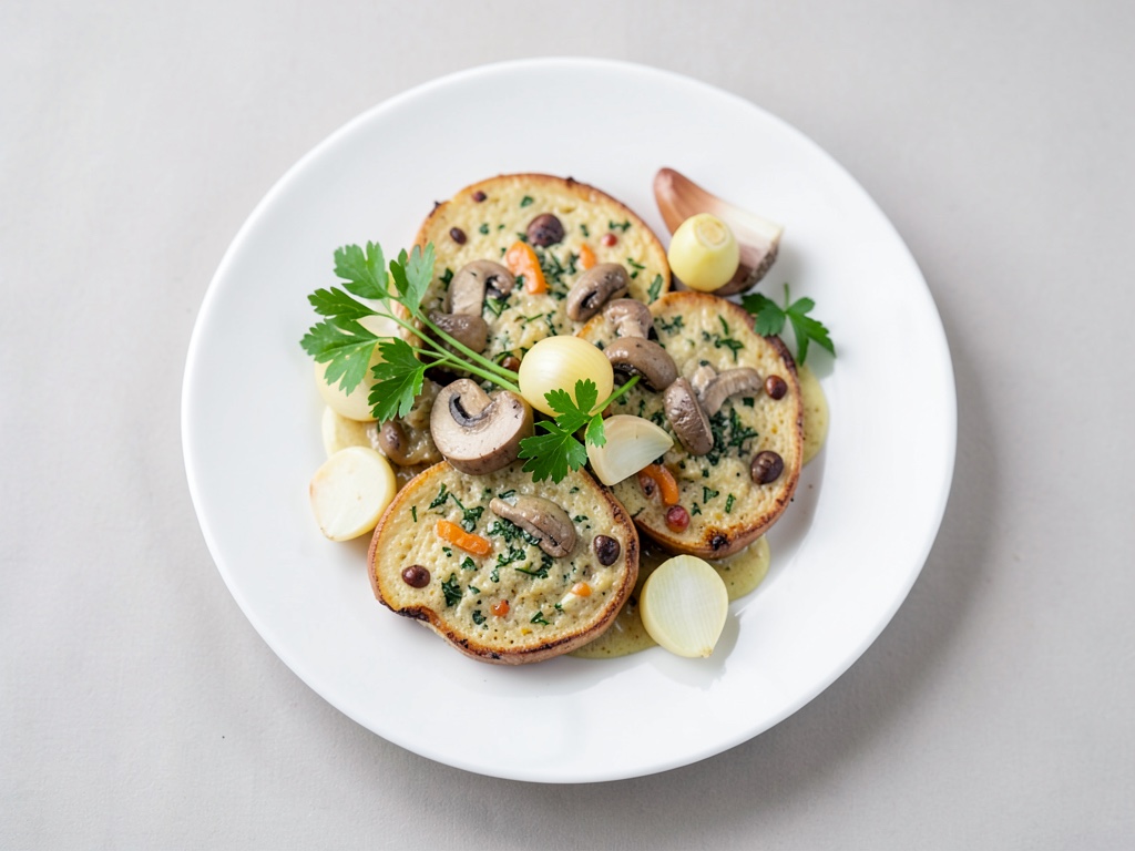 Huevos revueltos con chanterelles