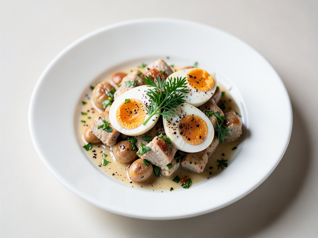 Huevos revueltos con cebollino