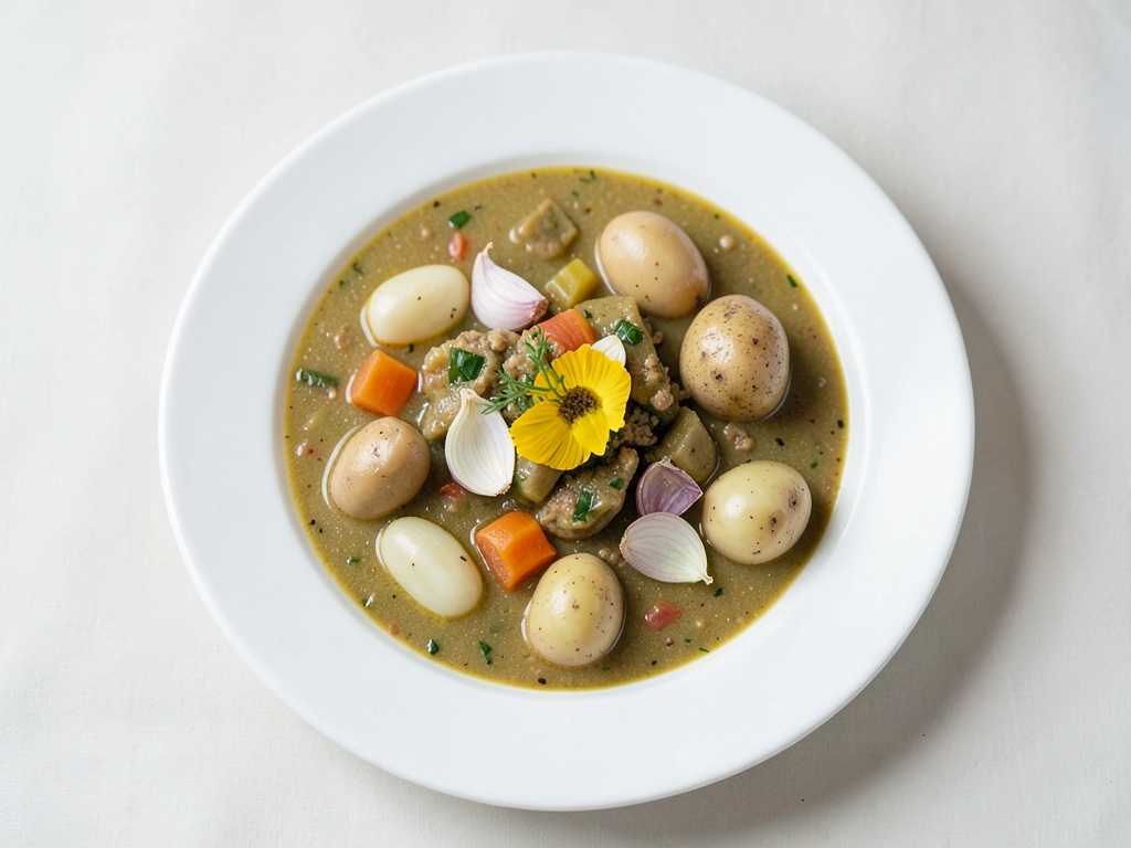 Sopa de patatas sajona