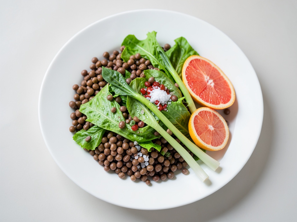 Insalata fresca di pompelmo con condimento asiatico