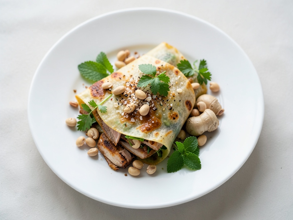 Wrap croccante di pollo e insalata