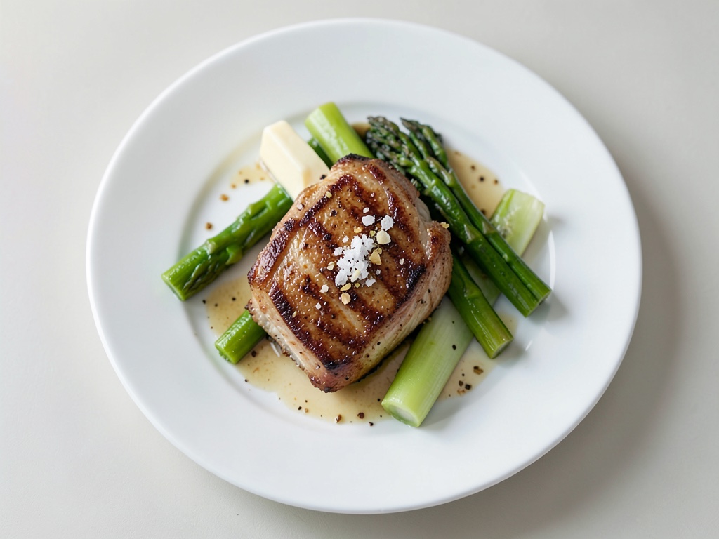 Poulet Saltimbocca aux asperges