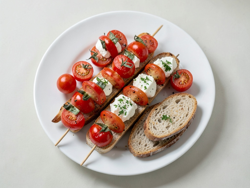 Brochetas de sándwich