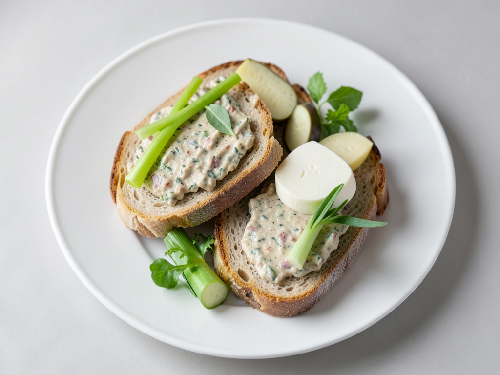 Sándwiches con crema de atún