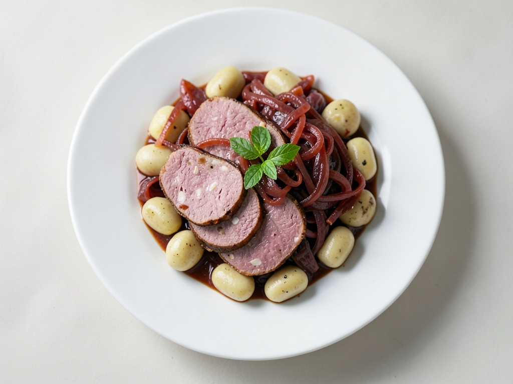 Gnocchi croccanti con Kasseler e crauti