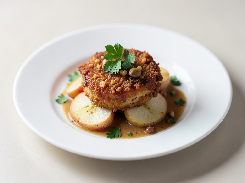 Knuspriger Apfel-Scharlotka