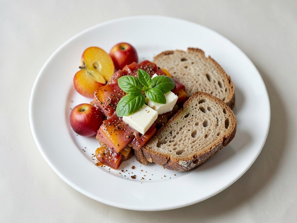 Panino prosciutto e pesca