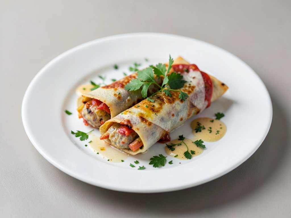 Semplici wrap di bastoncini di pesce