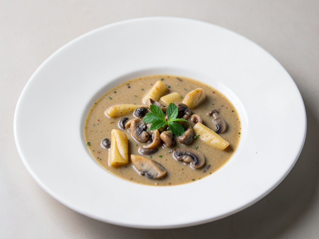 Schnelle Tortelloni-Pilz-Suppe