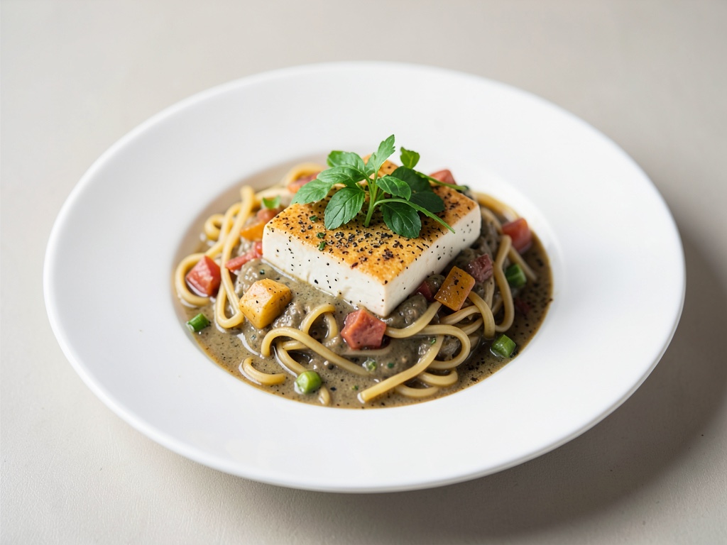 Rápido Ramen Vegano de Miso con Tofu