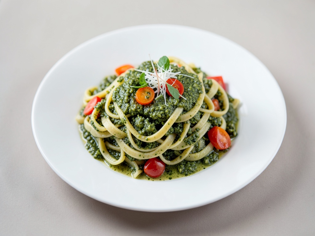 Schneller Nudelsalat mit Pesto zum Campen