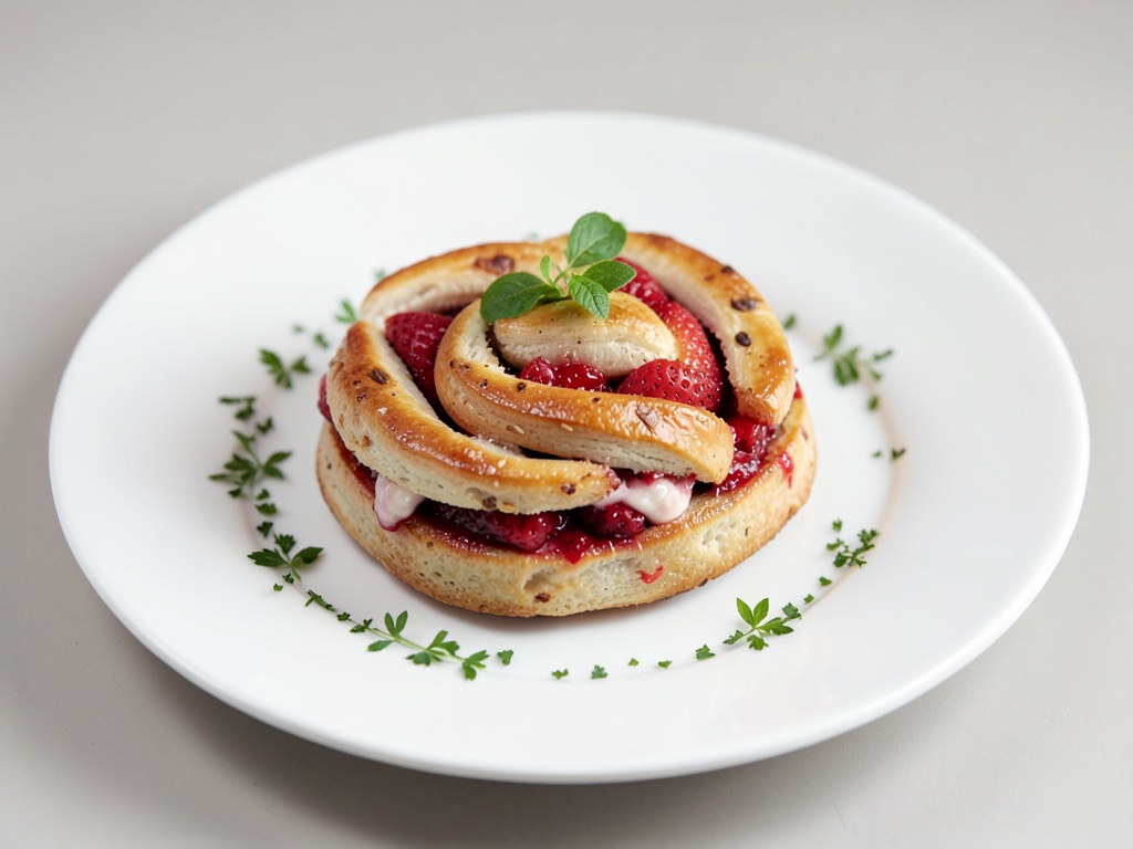 Rapido Zopf alla ricotta con ripieno di fragole