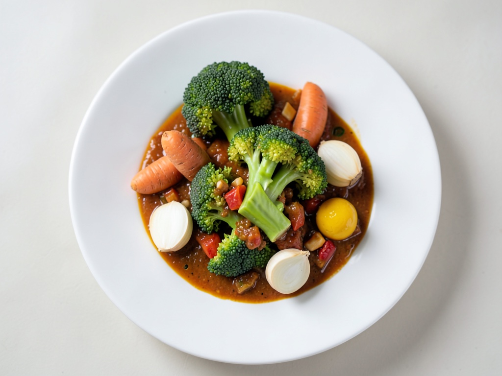 Curry di pomodori e broccoli veloce