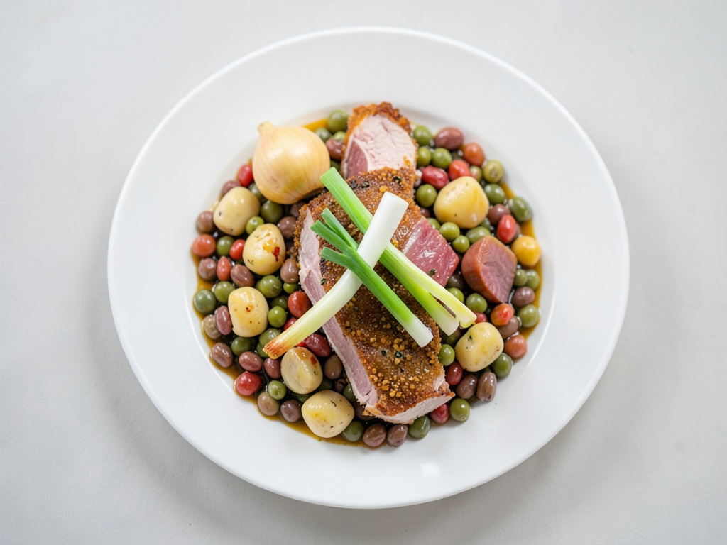 Padella di Gnocchi con Schnitzel e Fagioli