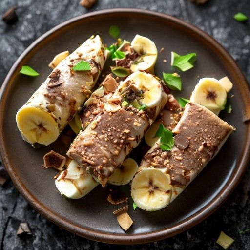 Schoko-Bananen-Tortilla-Wrap