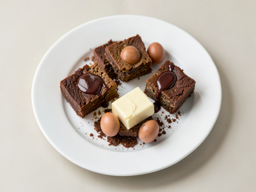 Saftige Schoko-Brownies mit Eierlikör-Marmerierung